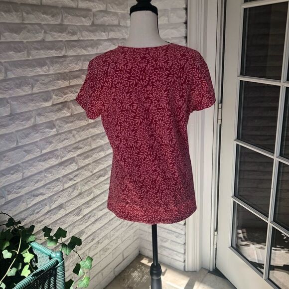 Short Sleeve Flowered T Shirt - Picture 2 of 4